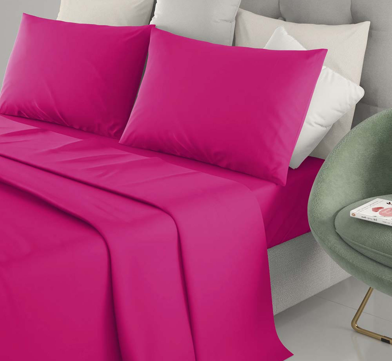 Set completo lenzuola matrimoniali 100% COTONE lenzuolo sotto con angoli letto.