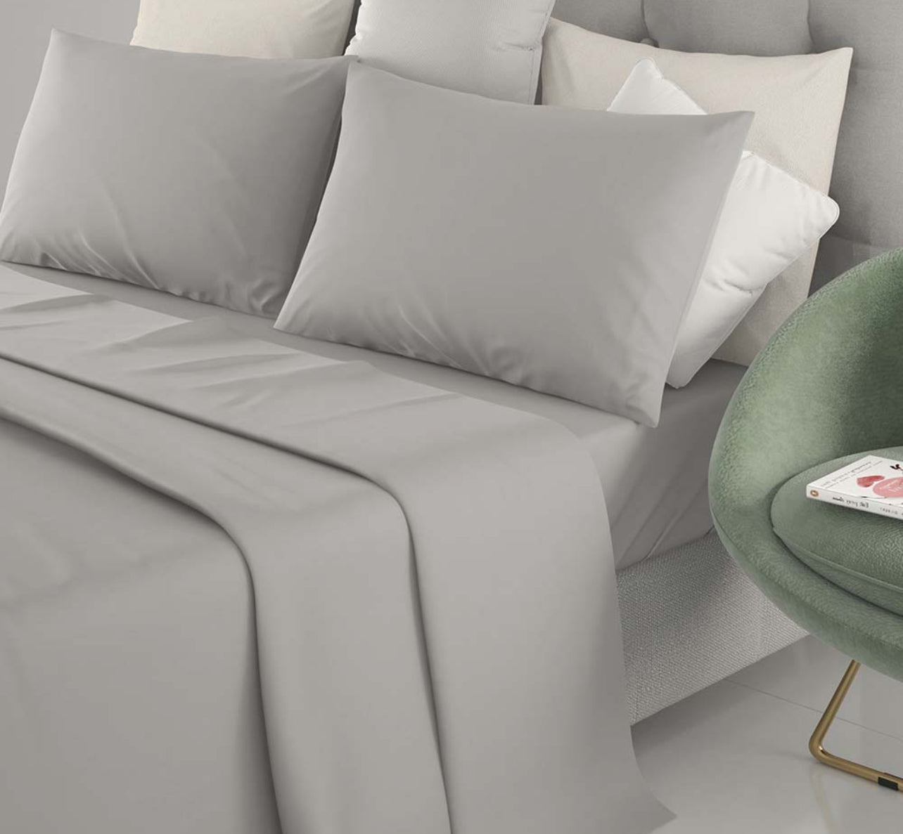 Set completo lenzuola matrimoniali 100% COTONE lenzuolo sotto con angoli letto.